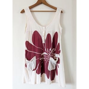 Vintage Urban Outfitters Lux Flower Blossom Tunic - Size M